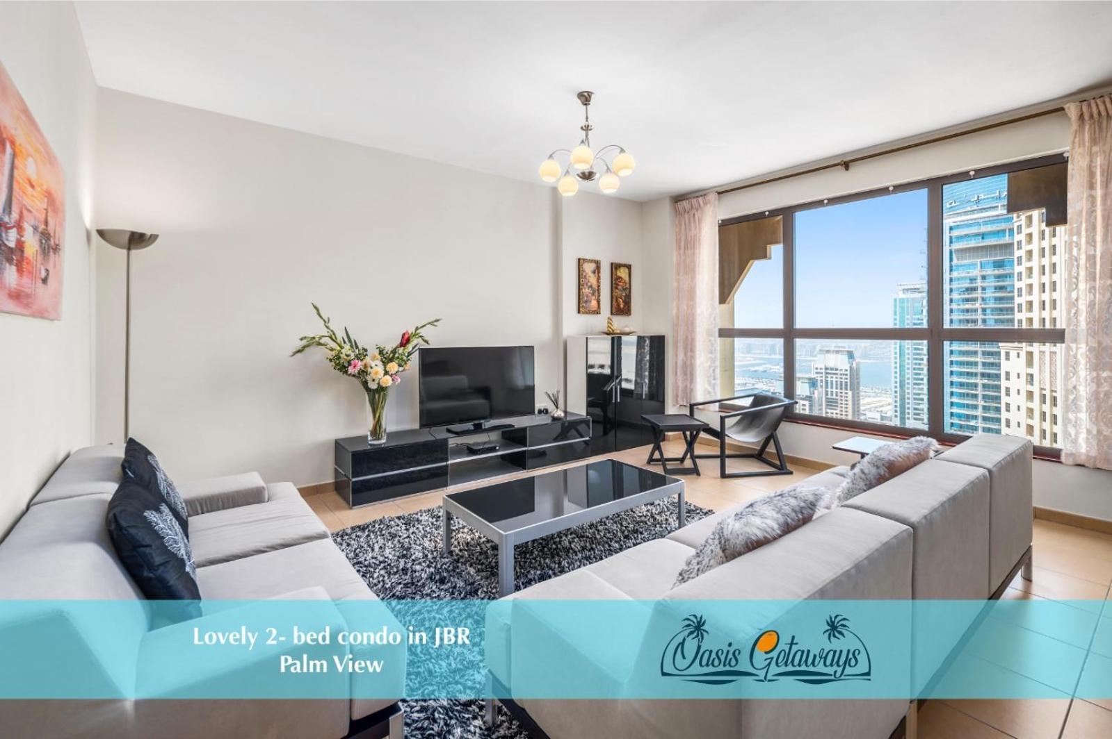 Lovely 2-Bed Condo In Jbr - 5 Mins From Beach - Palm View! Dubai Exterior foto